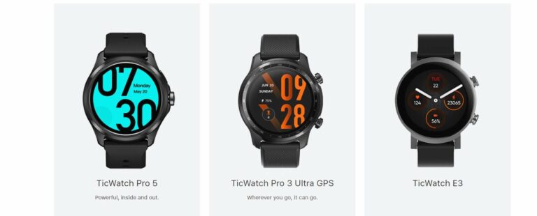 BEST TICWATCH SMARTWATCHES: AFFORDABLE WEAR OS WATCHES