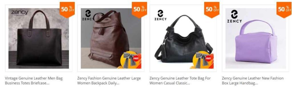 ZENCY women bags